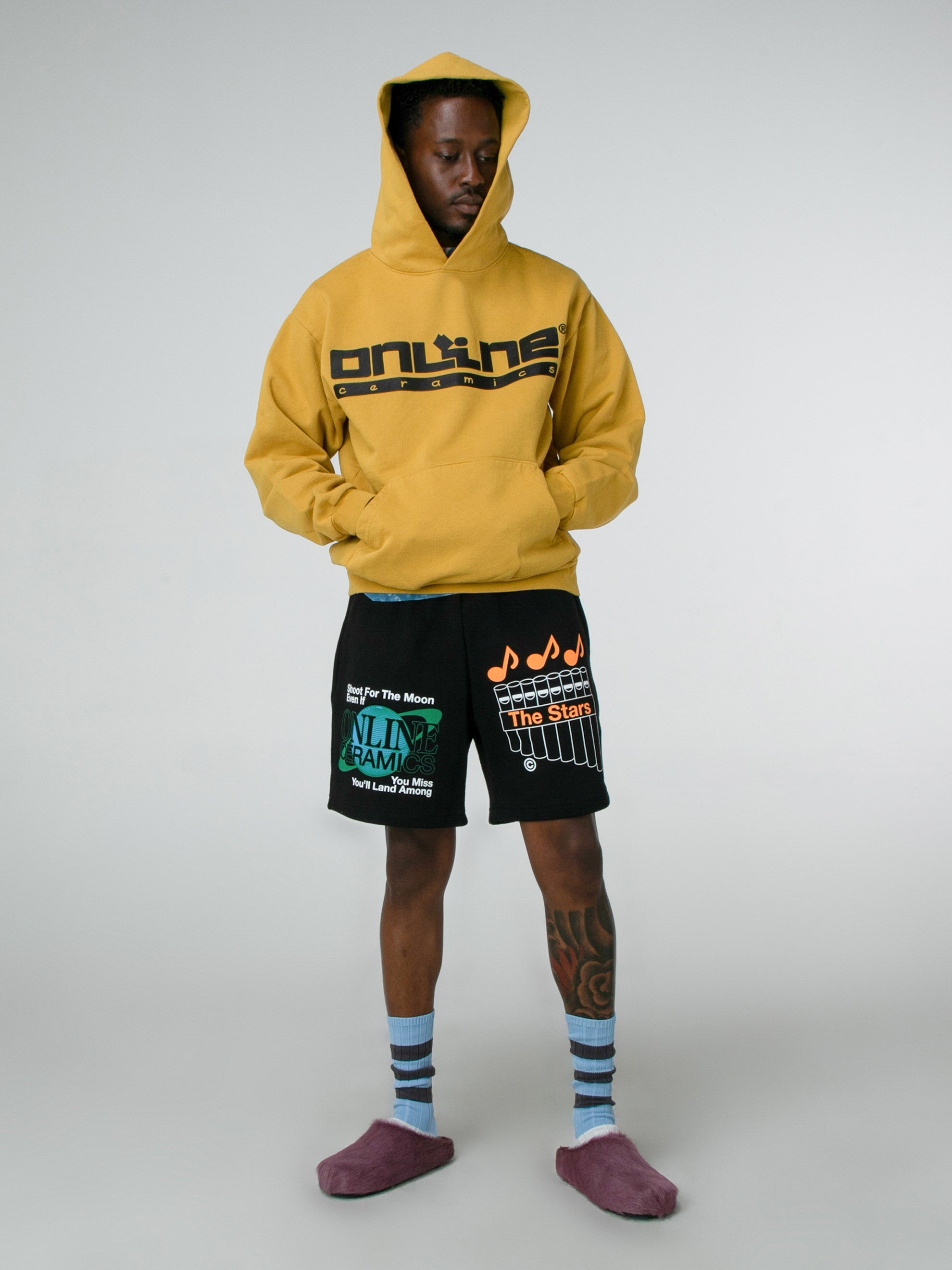 Reading Logo Hoodie (Dijon)