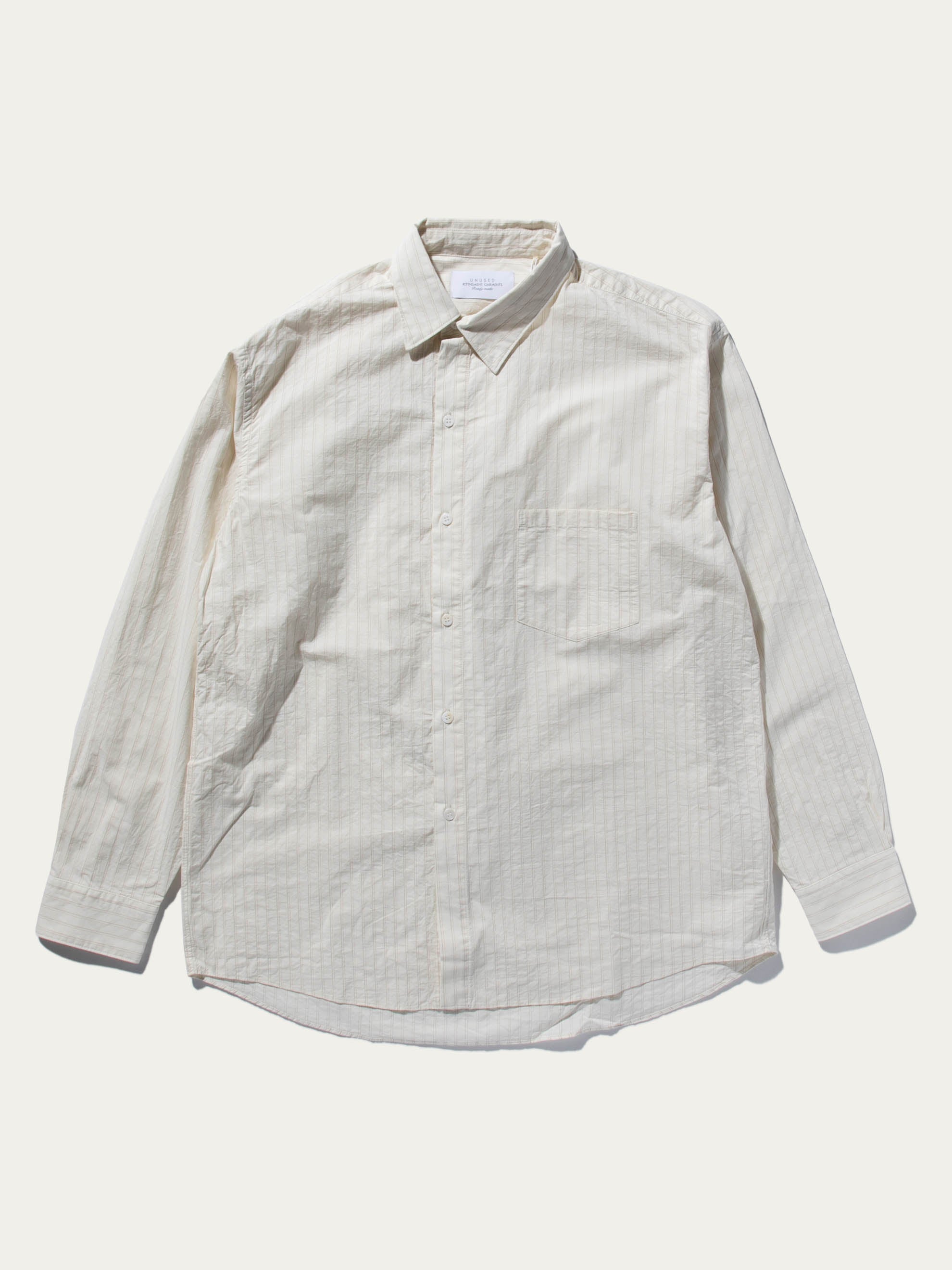 Natural Stripe Shirt (Off White)
