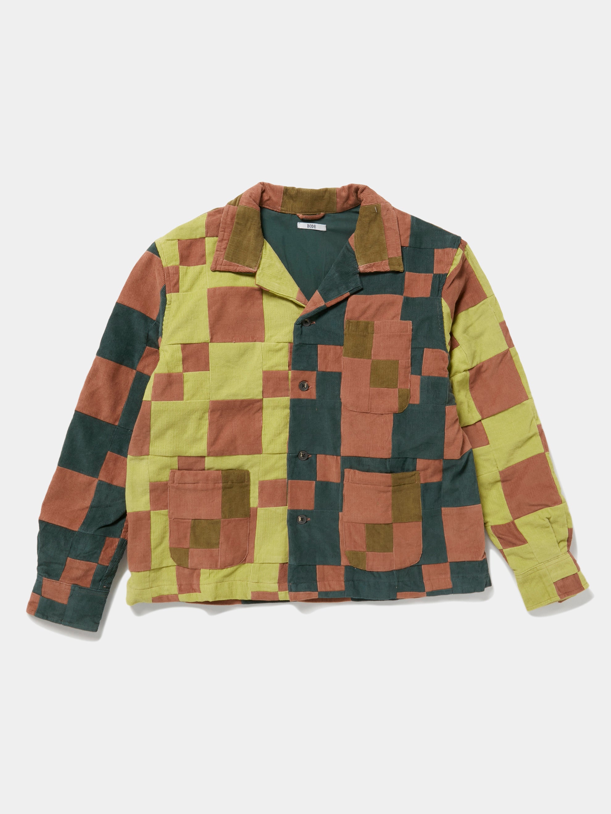 CORDUROY FOUR PATCH OVERSHIRT