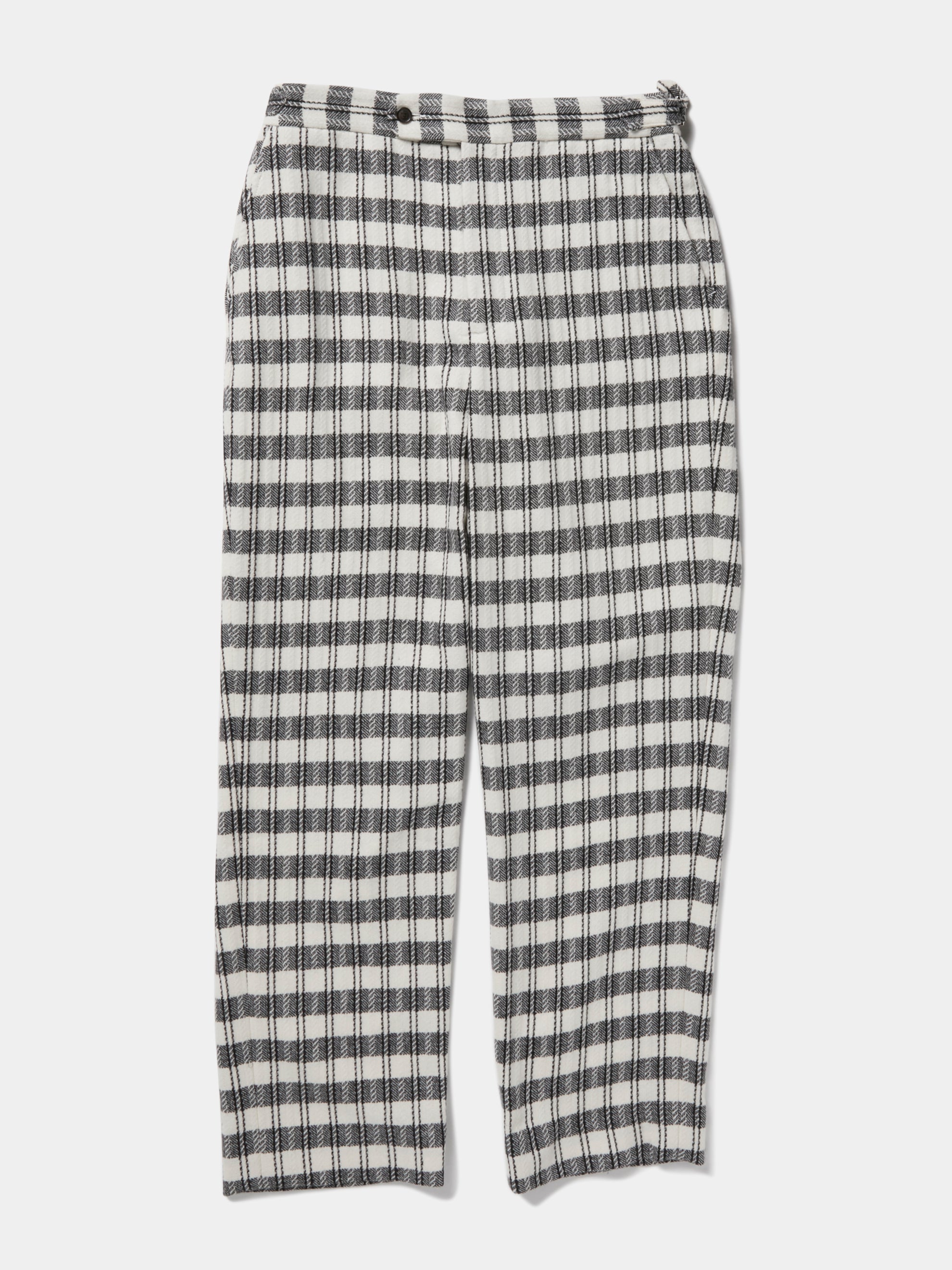 CHECK TROUSERS