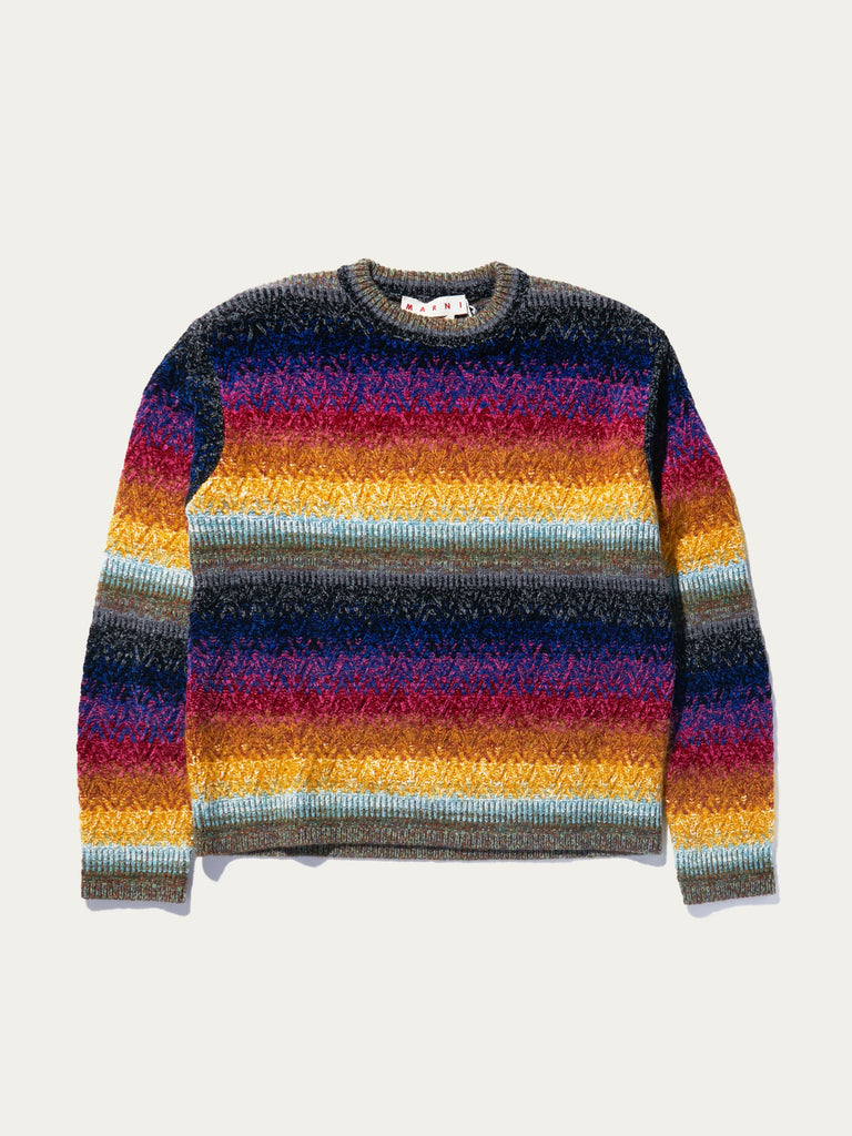 Buy Marni Mix Yarn Long-sleeved crewneck sweater Online at UNION