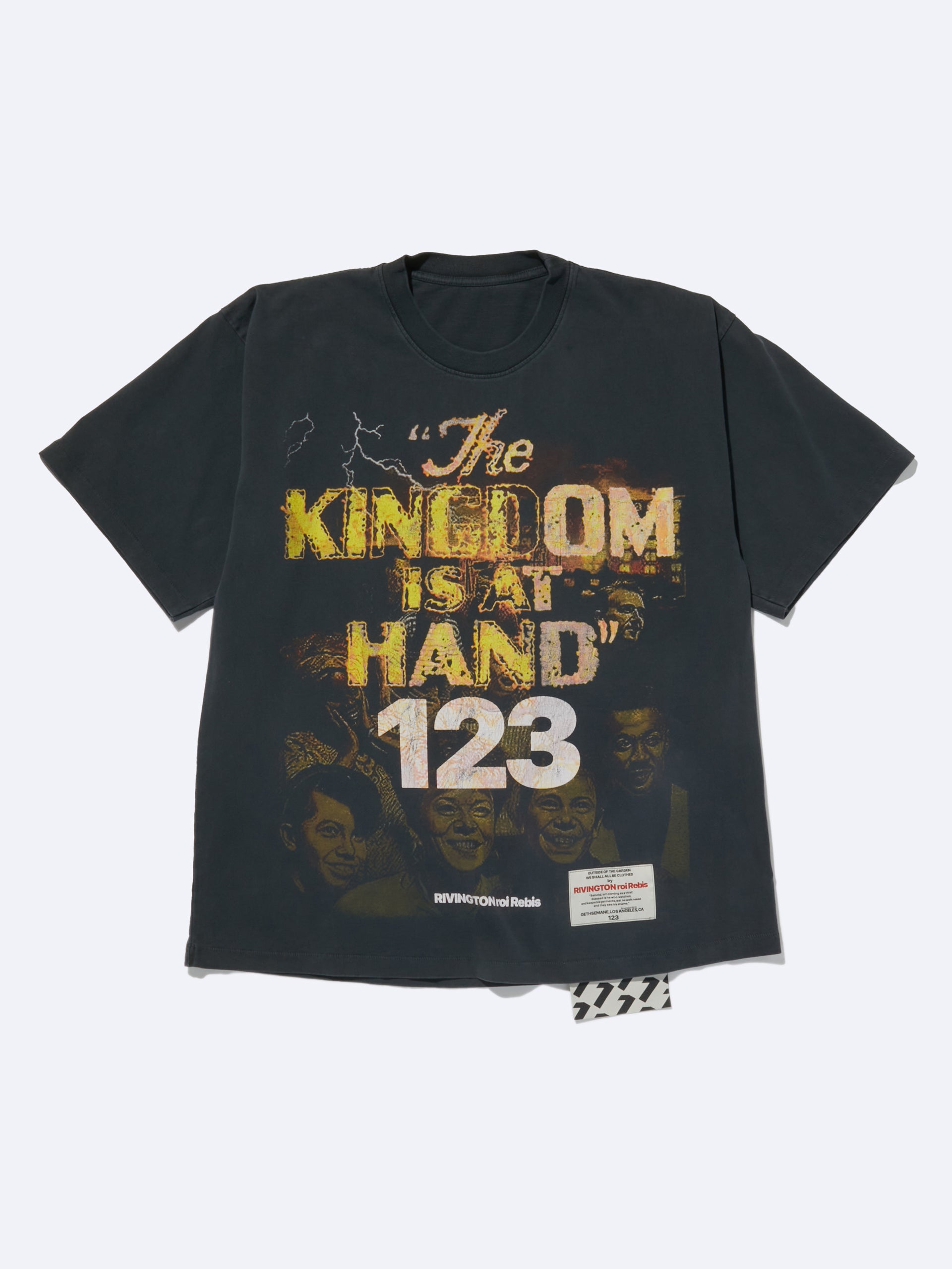 Buy RRR123 KINGDOM AT HAND T-SHIRT (Black) Online at UNION LOS ANGELES