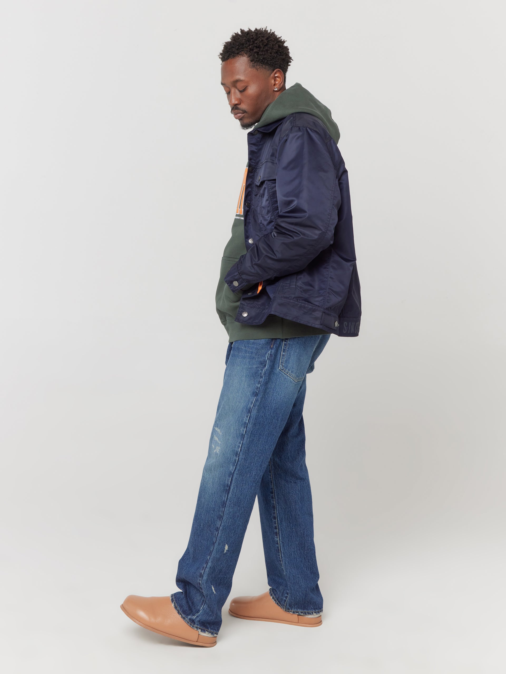 NYLON TRUCKER JACKET